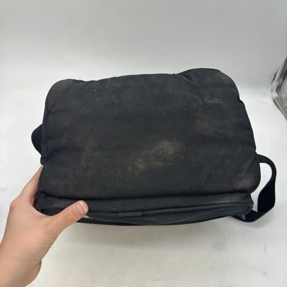 Carhartt 12 Can Insulated Lunch Box Cooler Two Compartment Black Bag Zip